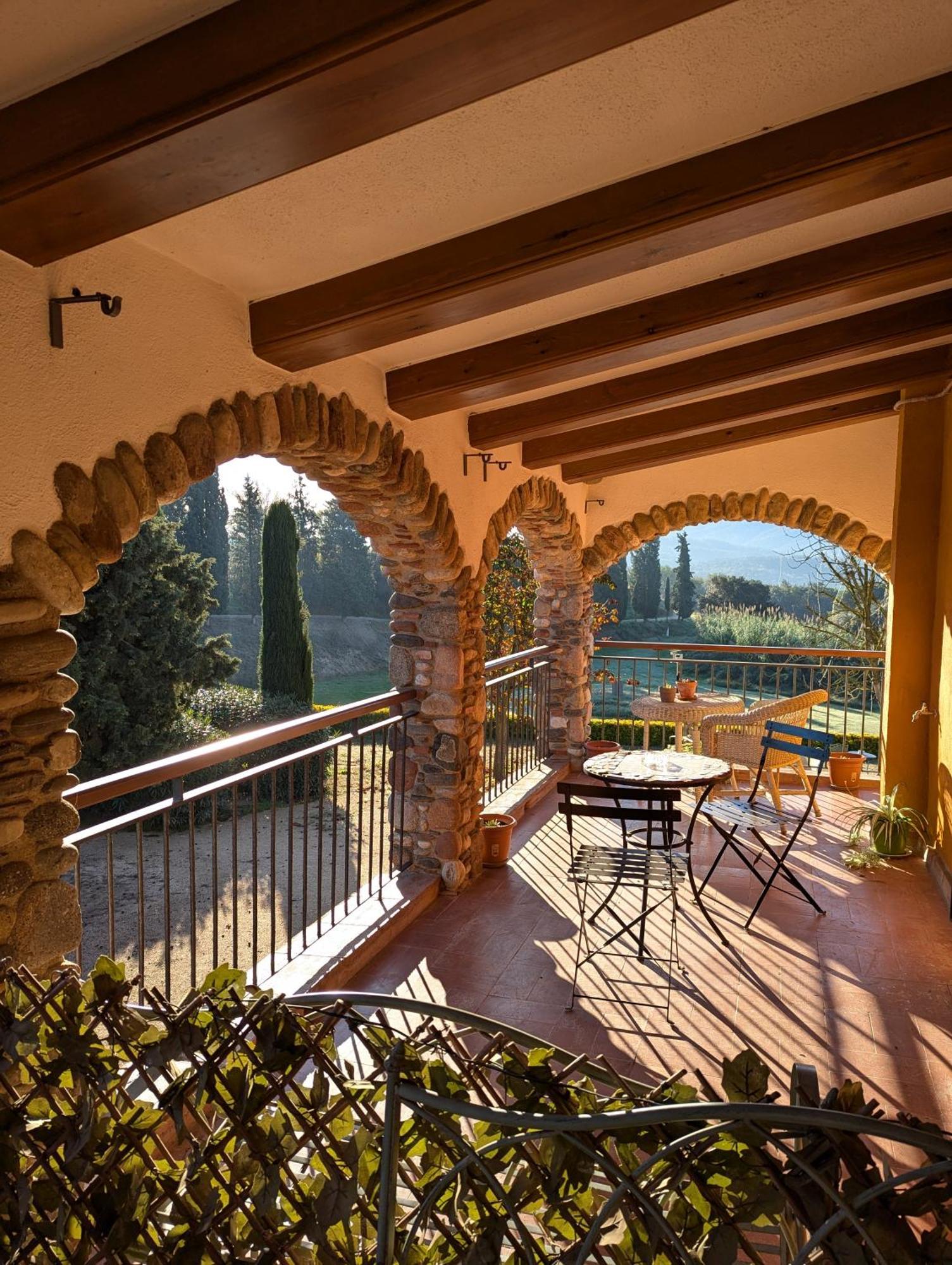 Gasthaus Mas Segart Santa María de Palautordera Exterior foto